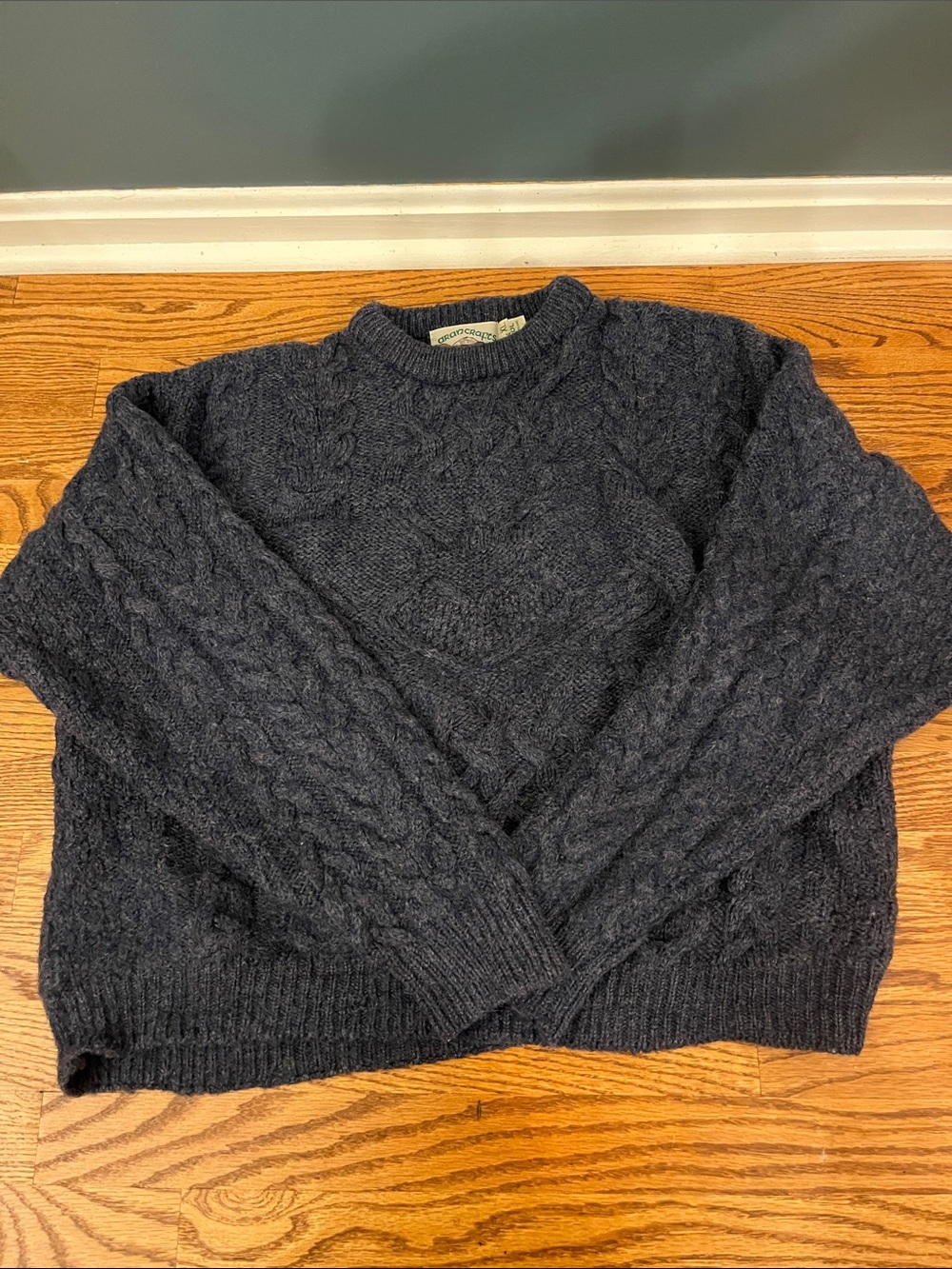 Aran Crafts Ireland 100% Wool Sweater